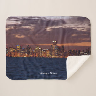 Chicago Skyline Sherpa-Decke Sherpadecke