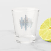 Chicago Skyline Shot Glass Schnapsglas (Rückseite)