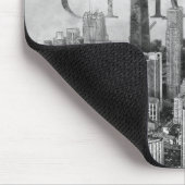 Chicago Skyline Sketch Mousepad (Ecke)