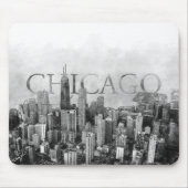 Chicago Skyline Sketch Mousepad (Vorne)