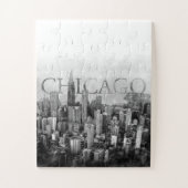 Chicago Skyline Sketch Puzzle (Vertikal)