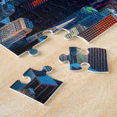 Chicago Skyline Sundown Puzzle (Seite)