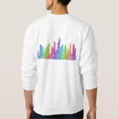 Chicago-Skyline Sweatshirt (Rückseite)