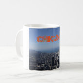 Chicago-Skyline T Kaffeetasse (Vorderseite Links)