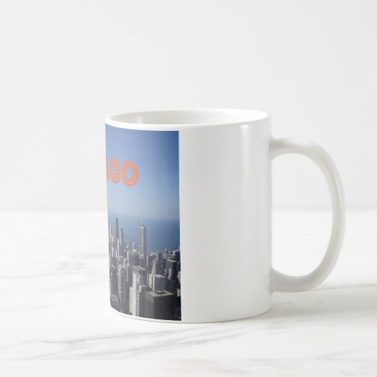 Chicago-Skyline T Kaffeetasse (Rechts)