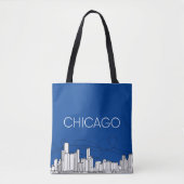 Chicago-Skyline Tasche (Vorderseite)
