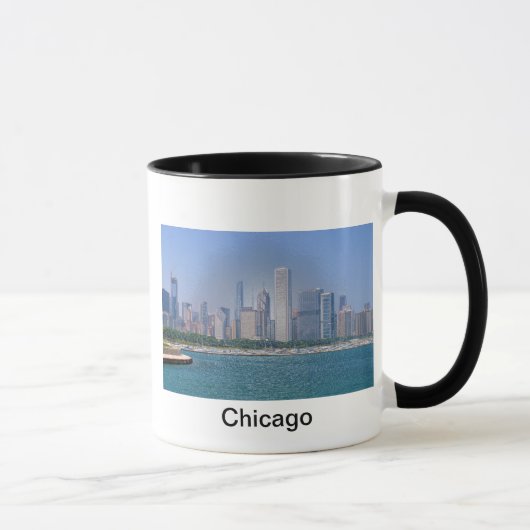 Chicago-Skyline Tasse (Rechts)