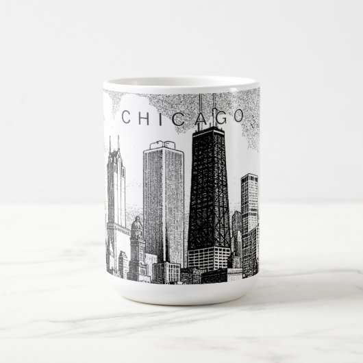 Chicago Skyline Tasse (Zentrum)