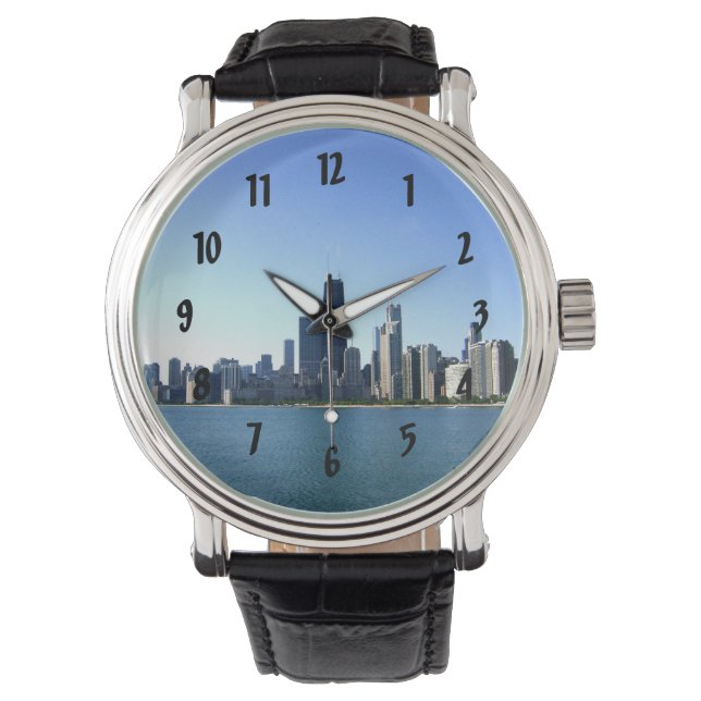 Chicago Skyline Timepiece Armbanduhr (Vorderseite)