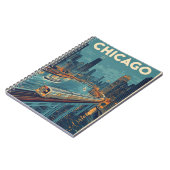 Chicago Skyline Travel Notizblock (Linke Seite)
