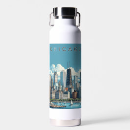 Chicago Skyline Trinkflasche