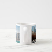 Chicago-Skyline über gefrorenem Michigansee Espressotasse (Rückseite)