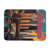 Chicago Skyline Ufer Magnet (Horizontal)