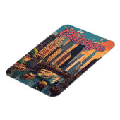Chicago Skyline Ufer Magnet (Linke Seite)