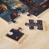 Chicago Skyline Ufer Puzzle (Seite)