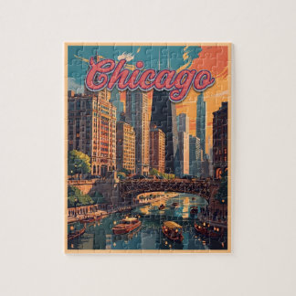 Chicago Skyline Ufer Puzzle