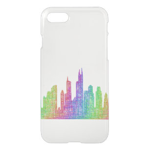 Chicago-Skyline iPhone SE/8/7 Hülle