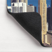 Chicago Skyline und Sehenswürdigkeiten Mousepad (Ecke)