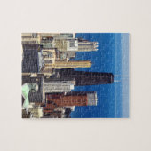 Chicago Skyline und Sehenswürdigkeiten Puzzle (Horizontal)