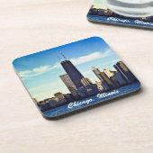 Chicago-Skyline Untersetzer (Linke Seite)