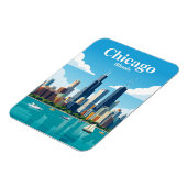Chicago Skyline USA Magnet (Linke Seite)