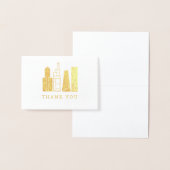 Chicago Skyline Vielen Dank Folienkarte (Anzeige)