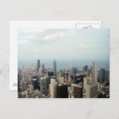 Chicago Skyline View From Willis Tower Postkarte (Vorne/Hinten)