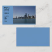 Chicago Skyline Visitenkarte (Vorne/Hinten)
