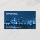 Chicago Skyline Visitenkarte (Rückseite)