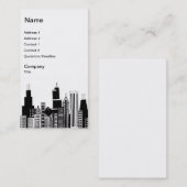 Chicago-Skyline-Visitenkarten Visitenkarte (Vorne/Hinten)