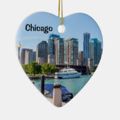 Chicago Skyline von Grant Park Keramikornament (Rechts)