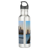 Chicago Skyline Wasserflasche Edelstahlflasche (Rückseite)