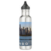 Chicago Skyline Wasserflasche Edelstahlflasche (Rechts)