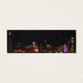 Chicago Skyline Wedding Website Enclosure Card (Rückseite)