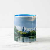 Chicago Skyline Zwei-Tone-Kaffee-Tasse Zweifarbige Tasse (Mittel)