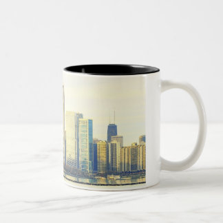 Chicago-Skyline Zweifarbige Tasse