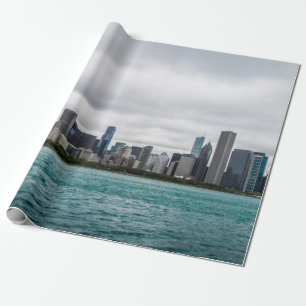 Chicago skylinechicago, Skyline, Luft, Architekt Geschenkpapier