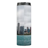 Chicago skylinechicago, Skyline, Luft, Architekt Thermosbecher (Rückseite)