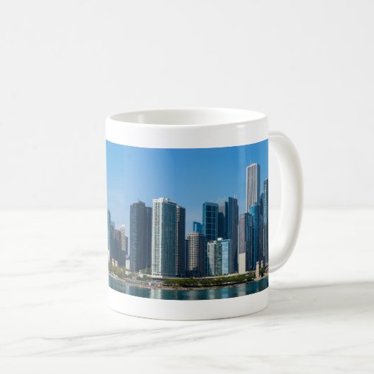 Chicago Skyscrapers Coffee Tasse (VorderseiteRechts)