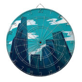 Chicago Skyscrapers Dartscheibe (vorne)