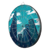 Chicago Skyscrapers Dartscheibe (Vorderseite rechts)