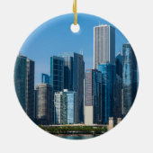 Chicago Skyscrapers Keramik Ornament (Hinten)