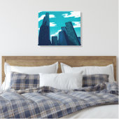 Chicago Skyscrapers Leinwanddruck (Insitu (Schlafzimmer))