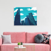 Chicago Skyscrapers Leinwanddruck (Insitu (Wohnzimmer))