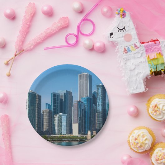 Chicago Skyscrapers Pappteller (Party)