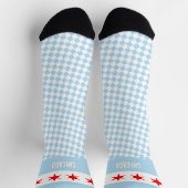Chicago Socks, Chicago Fahne Mode /sports Socken (Oben)