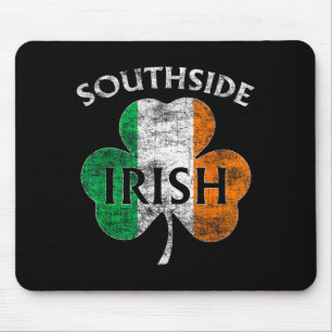 Chicago Southside Irische Flagge St. Patrick's Day Mousepad