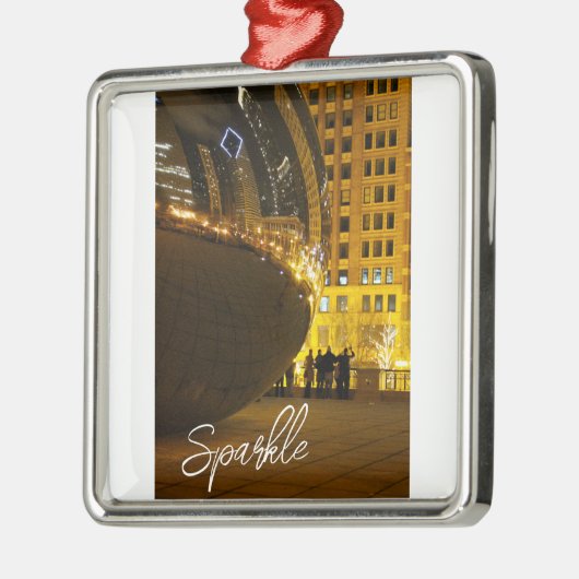 Chicago Sparkle Ornament Aus Metall (Links)