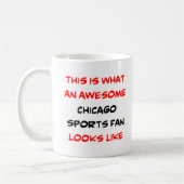Chicago-Sportfans, phantastisch Kaffeetasse (Links)