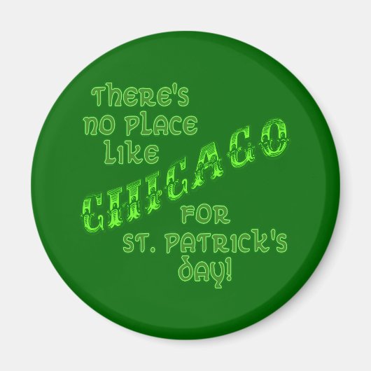 CHICAGO St Patricks Day Magnet (Vorne)